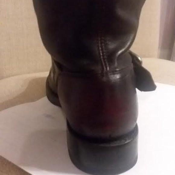 FRYE VERONICA MOTO BOOTIE- Size 8  Oxblood EUC - Picture 5 of 8